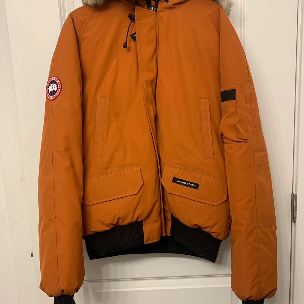 Authentic Men’s Canada Goose Chilliwack Orange Bomber… - Gem